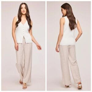 Gentle Fawn Finley Pant in Linen Stripe